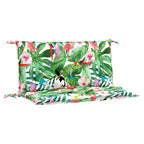 vidaXL Gartenbank-Auflagen 2 Stk. Mehrfarbig 100x50x7 cm Stoff