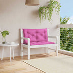 vidaXL Gartenbank-Auflagen 2 Stk. Mehrfarbig 100x50x7 cm Stoff