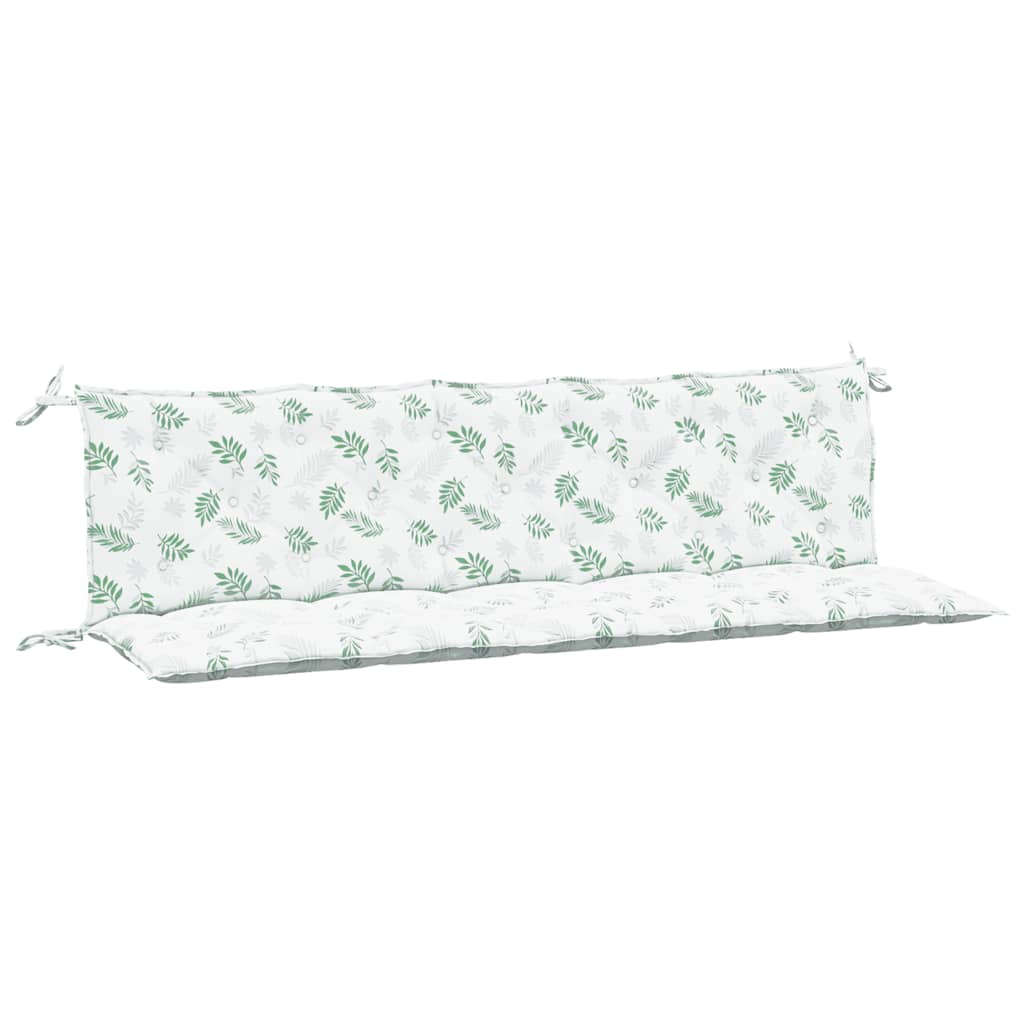 vidaXL Gartenbank-Auflagen 2 Stk. Bluttmuster Oxford-Gewebe