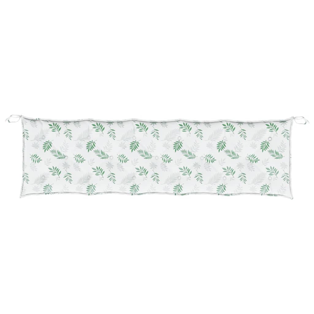 vidaXL Gartenbank-Auflagen 2 Stk. Bluttmuster Oxford-Gewebe