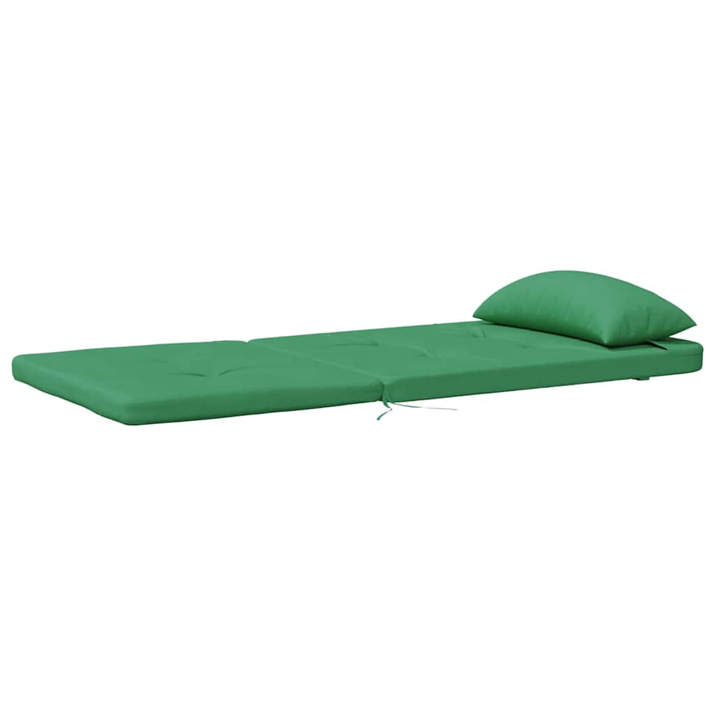 vidaXL Stuhlkissen Uni 2 pcs Grün 58 x 77 x 4,5 cm Oxford-Stoff