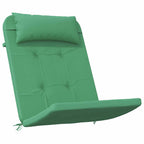 vidaXL Stuhlkissen Uni 2 pcs Grün 58 x 77 x 4,5 cm Oxford-Stoff