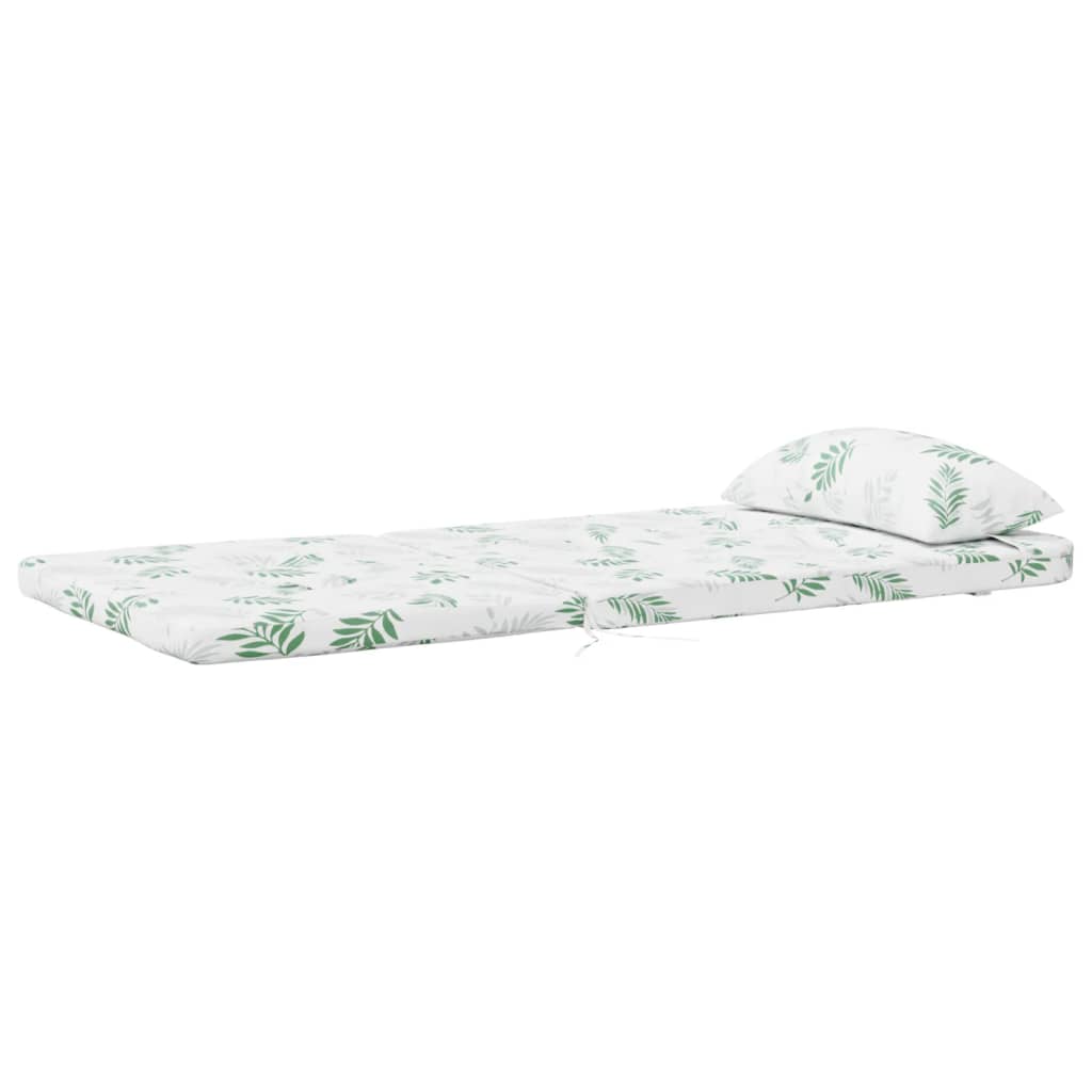 vidaXL Adirondack-Auflagen 2 Stk. Blattmuster Oxford-Gewebe
