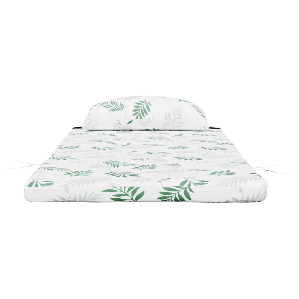 vidaXL Adirondack-Auflagen 2 Stk. Blattmuster Oxford-Gewebe