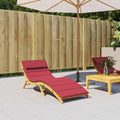 vidaXL Sonnen-Lounger Kissen Hellblau 180 x 60 x 4 cm Oxford-Stoff
