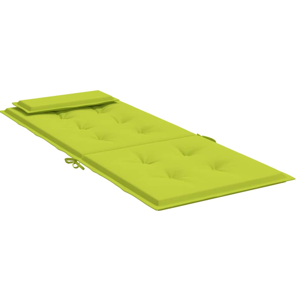 vidaXL Hochlehner-Auflagen 2 Stk. Knallgrün Oxford-Gewebe