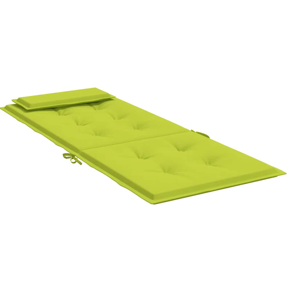 vidaXL Hochlehner-Auflagen 4 Stk. Knallgrün Oxford-Gewebe