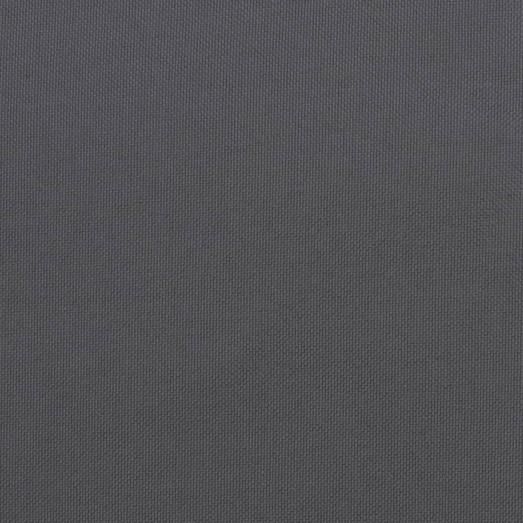 vidaXL Kissen Rund Anthrazit Ø 60 x 11 cm Oxford-Gewebe