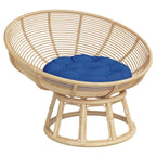 vidaXL Kissen Rund Königsblau Ø 60 x11 cm Oxford-Gewebe