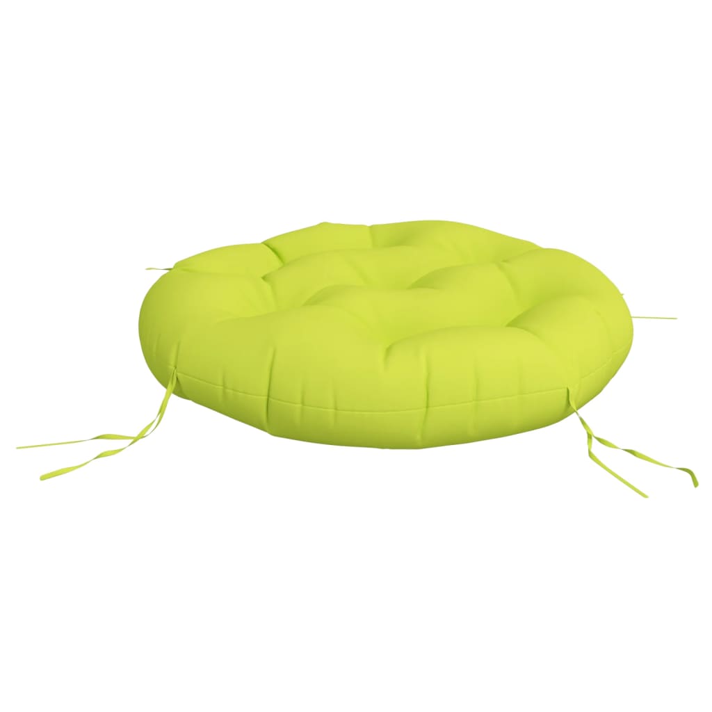 vidaXL Kissen Rund Knallgrün Ø 60x11 cm Oxford-Gewebe