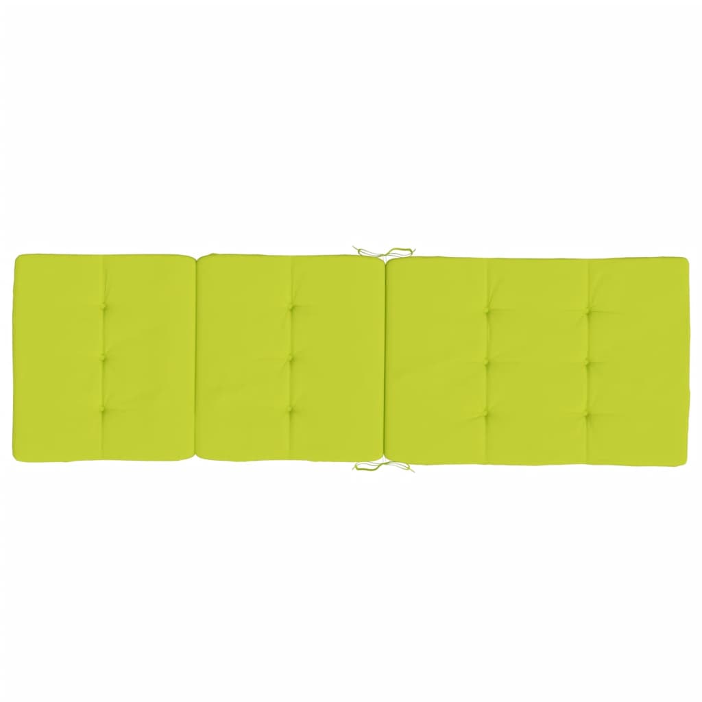 vidaXL Liegestuhl-Auflagen 2 Stk. Knallgrün Oxford-Gewebe