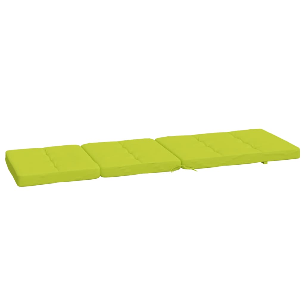 vidaXL Liegestuhl-Auflagen 2 Stk. Knallgrün Oxford-Gewebe