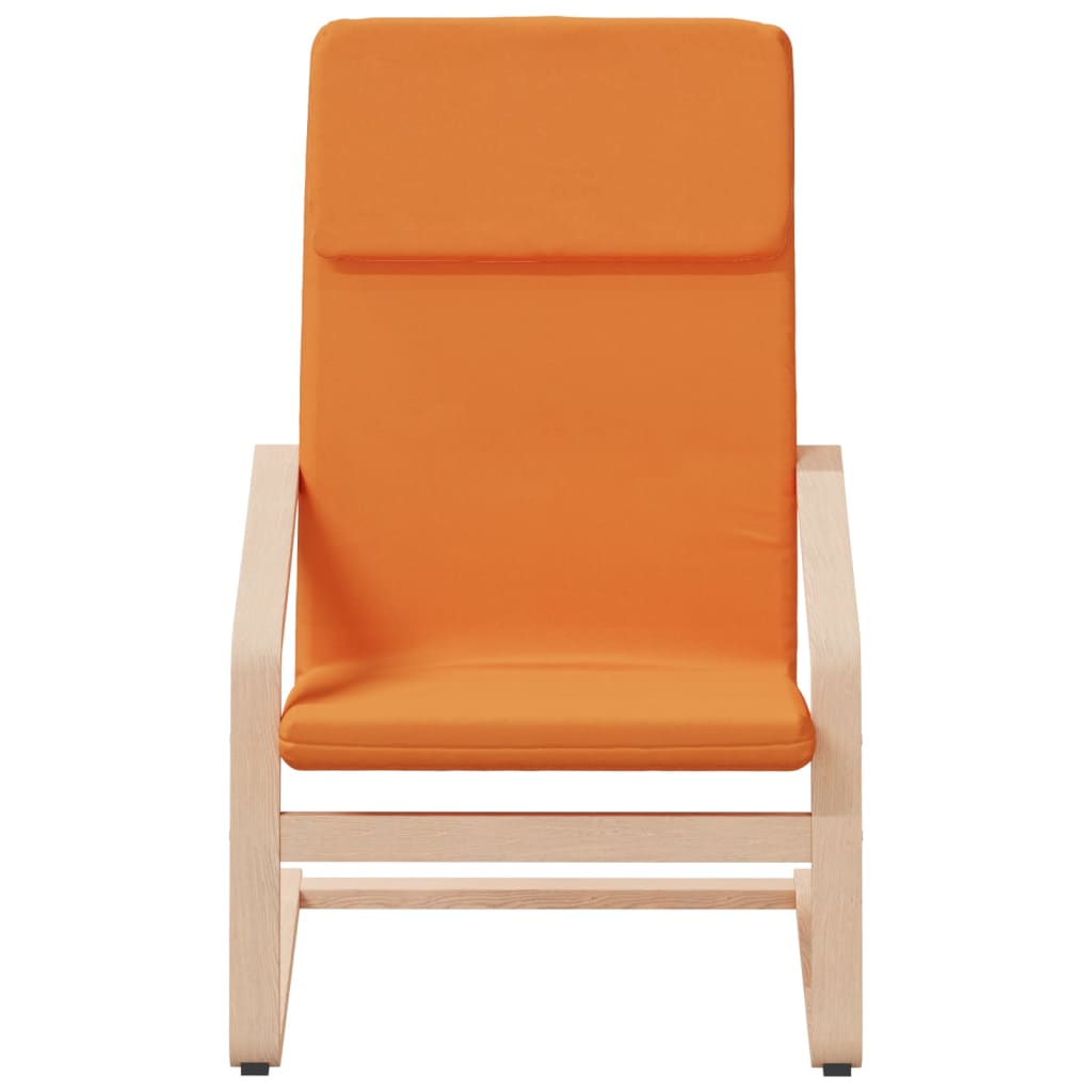 vidaXL Relaxsessel mit Hocker Dunkelgelb Stoff