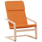 vidaXL Relaxsessel mit Hocker Dunkelgelb Stoff