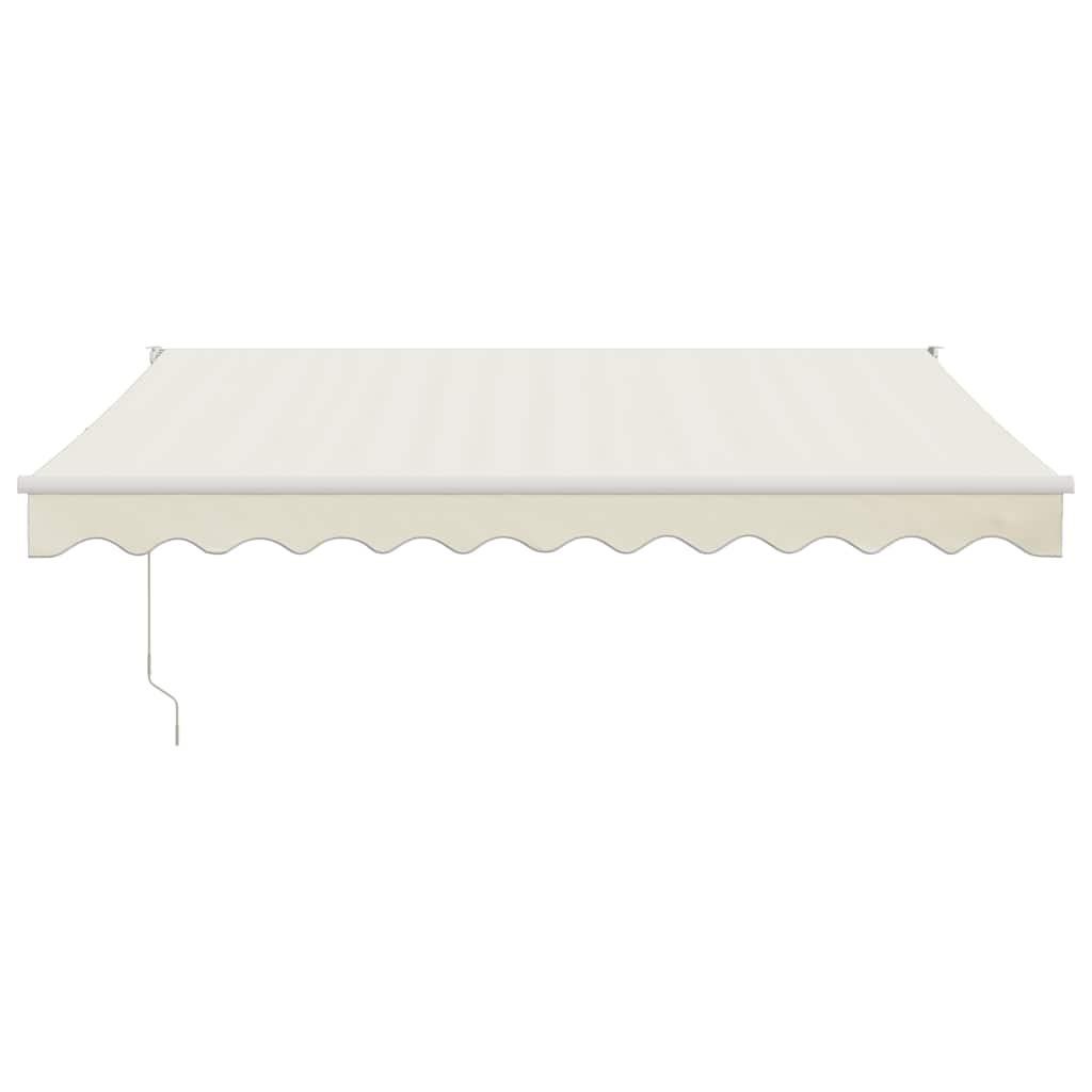 vidaXL Elektrische Markise mit Kurbel Creme 3x2,5 m