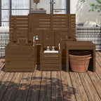 vidaXL 4-tlg. Gartenbox-Set Honigbraun Massivholz Kiefer