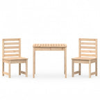 vidaXL 3-tlg. Garten-Bistro-Set Massivholz Kiefer