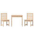 vidaXL 3-tlg. Garten-Bistro-Set Massivholz Kiefer