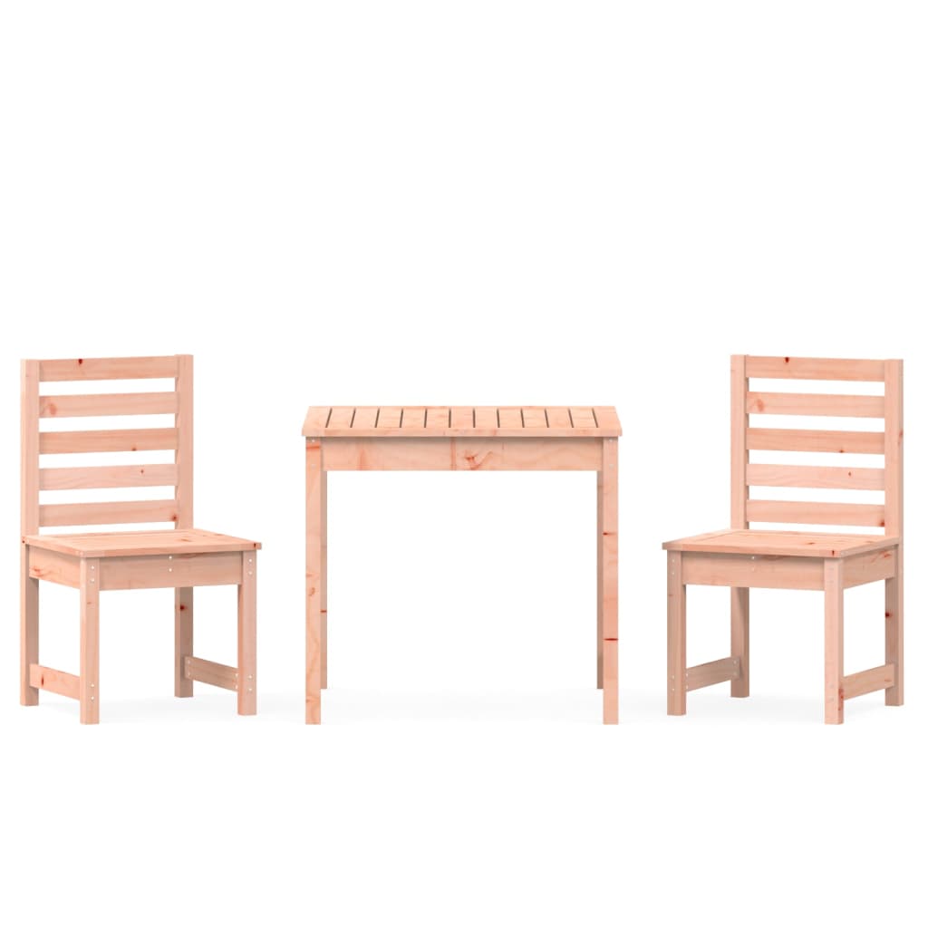 vidaXL 3-tlg. Garten-Bistro-Set Massivholz Douglasie