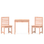 vidaXL 3-tlg. Garten-Bistro-Set Massivholz Douglasie