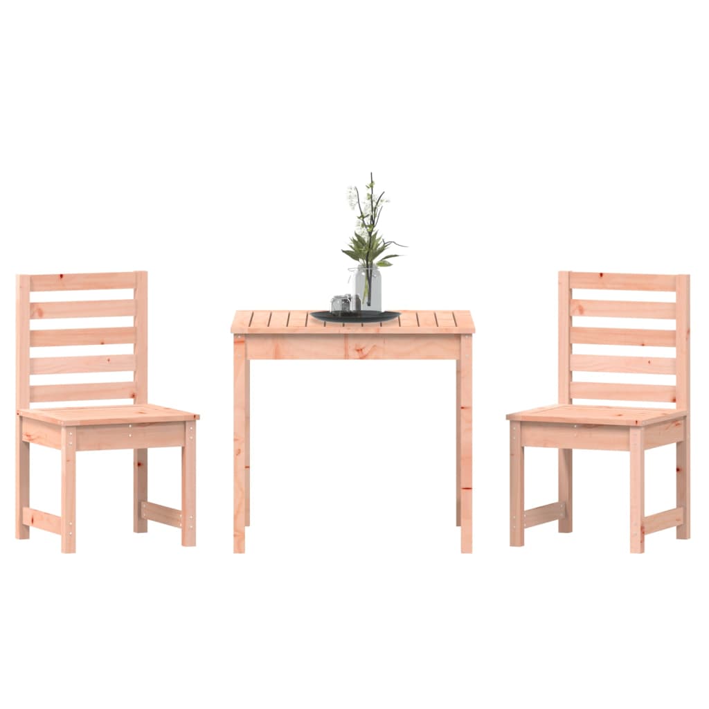 vidaXL 3-tlg. Garten-Bistro-Set Massivholz Douglasie