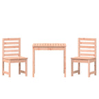 vidaXL 3-tlg. Garten-Bistro-Set Massivholz Douglasie