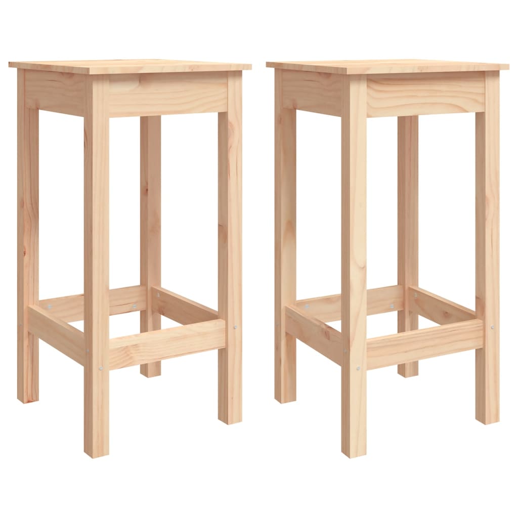 vidaXL 3-tlg. Gartenbar-Set Massivholz Kiefer