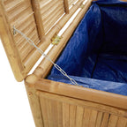 vidaXL Gartentruhe 60x52x55 cm Bambus