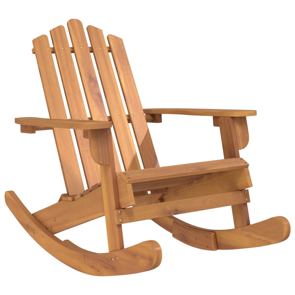 vidaXL Adirondack-Schaukelstuhl Massivholz Akazie
