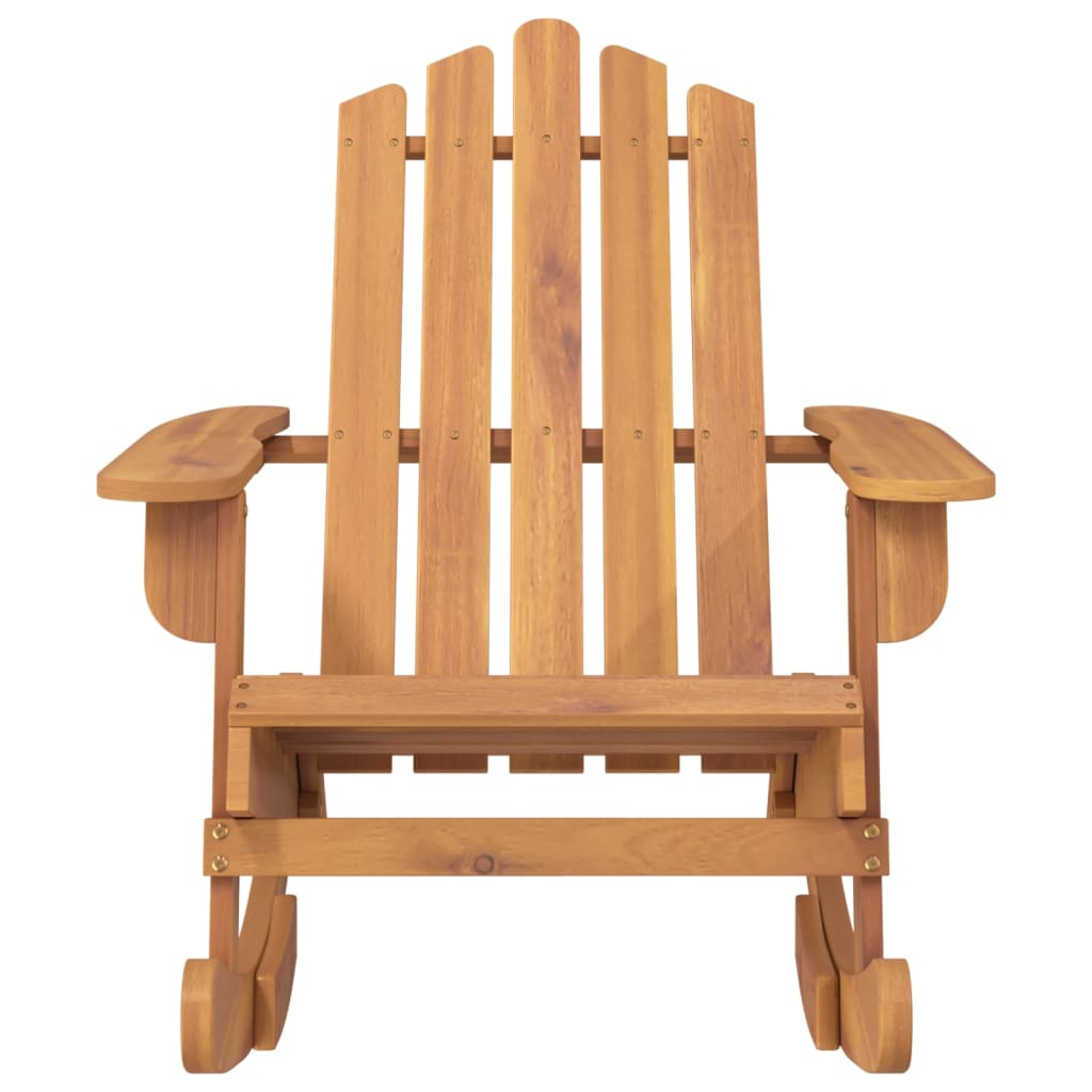 vidaXL Adirondack-Schaukelstuhl Massivholz Akazie