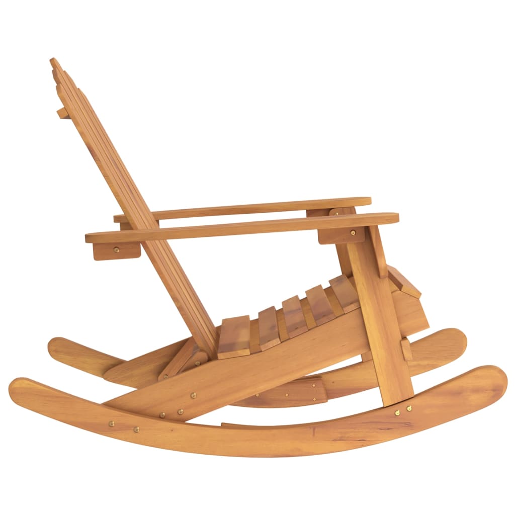 vidaXL Adirondack-Schaukelstuhl Massivholz Akazie