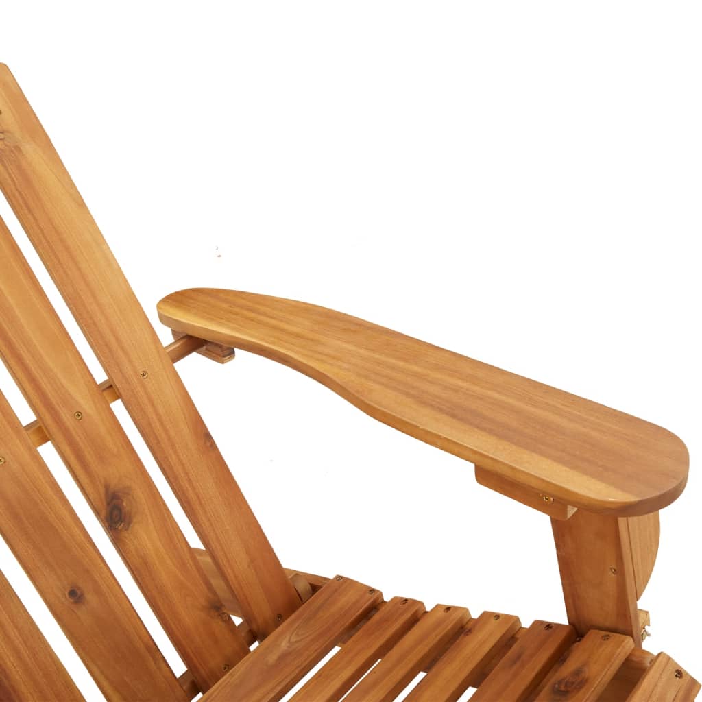 vidaXL Adirondack-Schaukelstuhl Massivholz Akazie