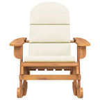 vidaXL Adirondack-Schaukelstuhl mit Kissen Massivholz Akazie