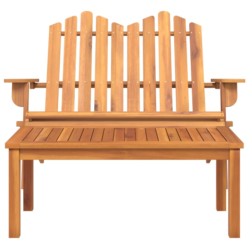 vidaXL 2-tlg. Garten-Lounge-Set Adirondack Massivholz Akazie