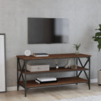 vidaXL TV-Schrank Braun Eichen-Optik 102x41x44 cm Holzwerkstoff