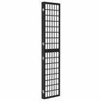 vidaXL 3-tlg. Paravent Japanischer Stil Faltbar 120x170 cm Schwarz