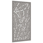 vidaXL Garten-Wanddeko 105x55 cm Cortenstahl Blatt-Design
