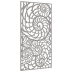 vidaXL Garten-Wanddeko 105x55 cm Cortenstahl Muschel-Design