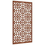 vidaXL Garten-Wanddeko 105x55 cm Cortenstahl Maurisches Design