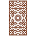 vidaXL Garten-Wanddeko 105x55 cm Cortenstahl Maurisches Design