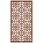 vidaXL Garten-Wanddeko 105x55 cm Cortenstahl Maurisches Design