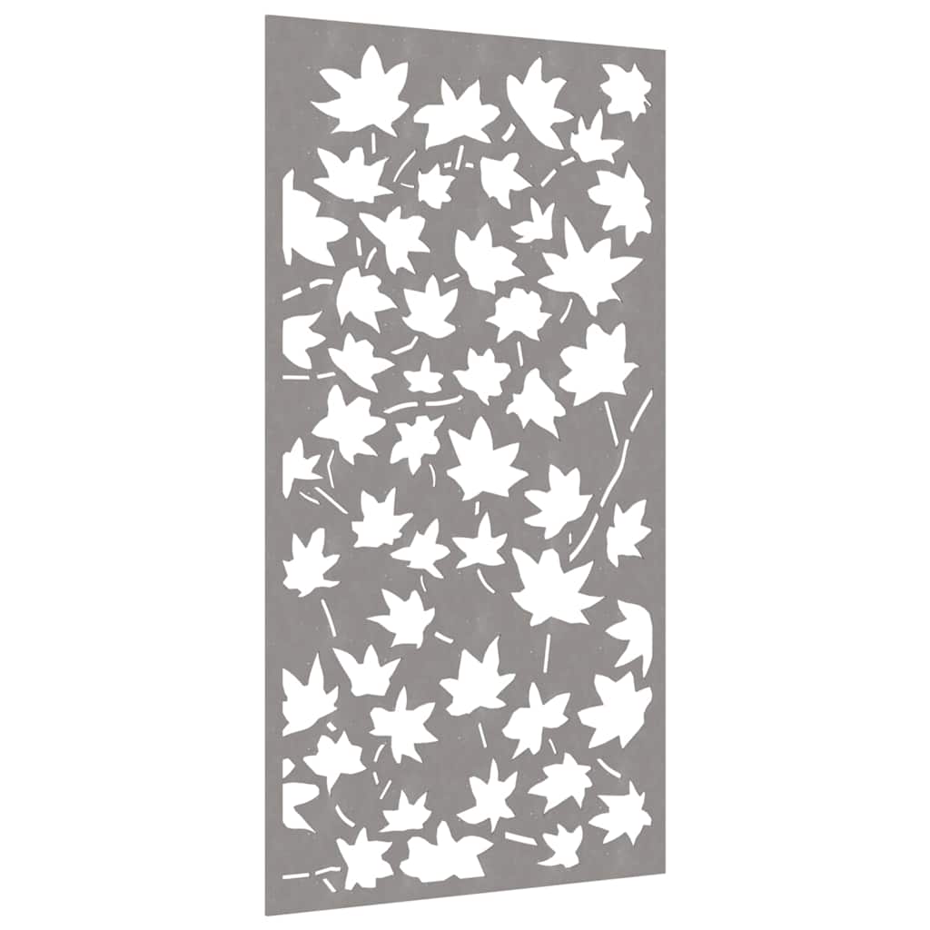 vidaXL Garten-Wanddeko 105x55 cm Cortenstahl Ahornblatt-Design