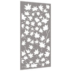 vidaXL Garten-Wanddeko 105x55 cm Cortenstahl Ahornblatt-Design