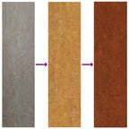 vidaXL 3-tlg. Garten-Wanddeko 105x55 cm Cortenstahl Sonnen-Design