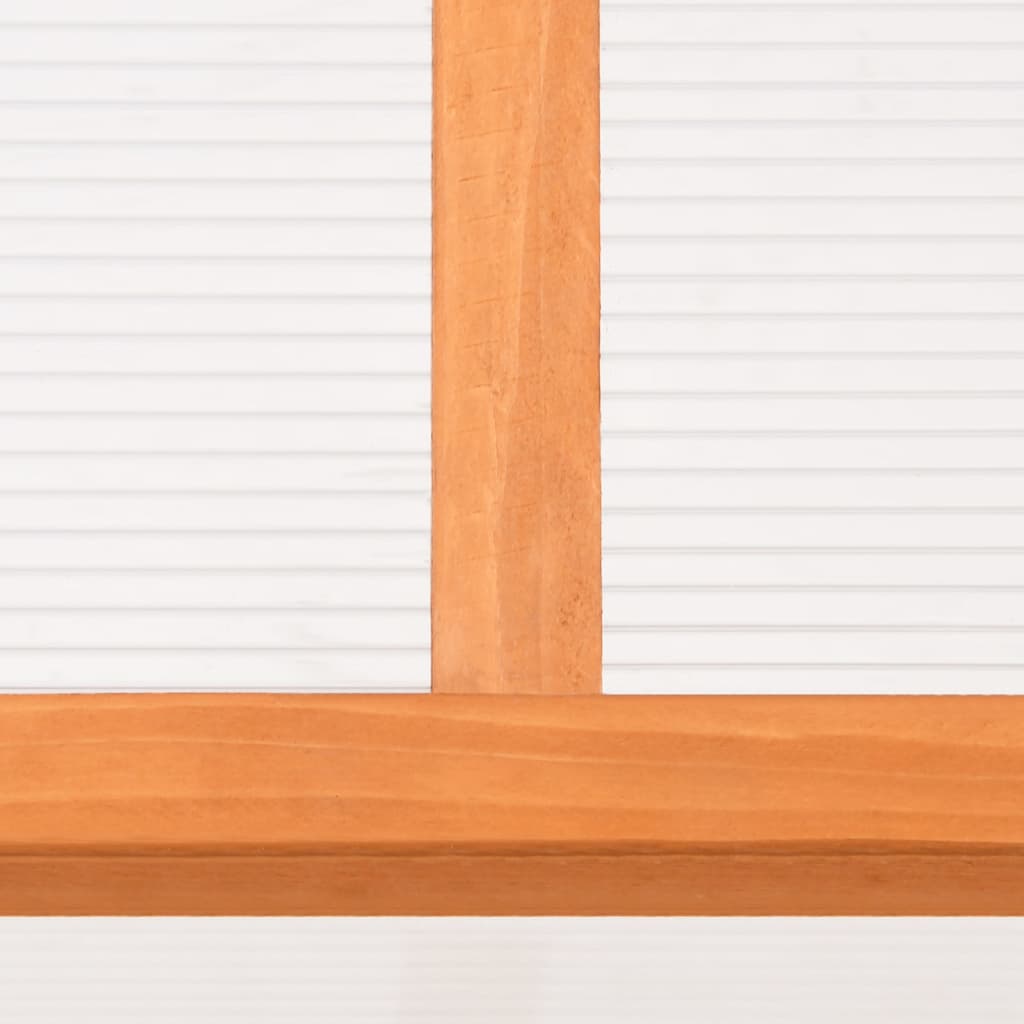 vidaXL Gewächshaus Orange 110x56x39 cm Tannenholz