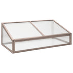 vidaXL Gewächshaus Orange 110x56x39 cm Tannenholz