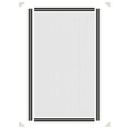 vidaXL Magnet-Insektenschutz für Fenster Weiß 80x140 cm