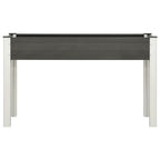 vidaXL Garten-Hochbeet Grau 120x40x75 cm WPC