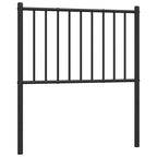 vidaXL Ersatz-Kopfteil Metall Schwarz 75 cm