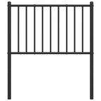 vidaXL Ersatz-Kopfteil Metall Schwarz 75 cm